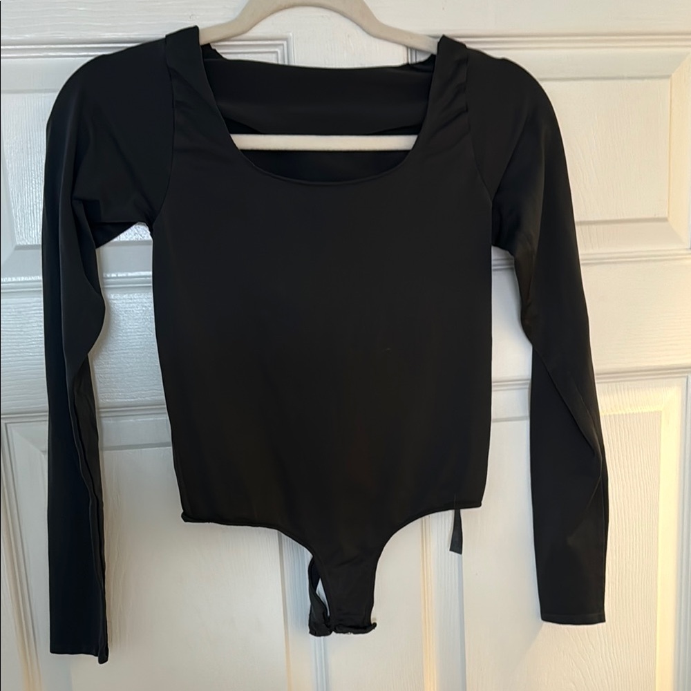 Black Long Sleeve Bodysuit